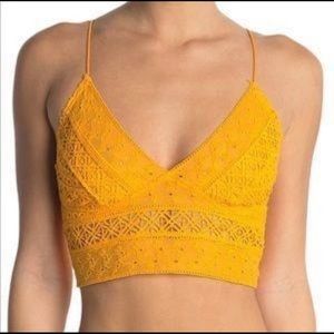 Free People Carina Bralette Mango